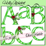 Holly Alphabet