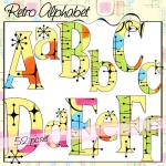 Retro Alphabet