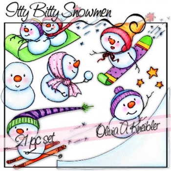 Itty Bitty Snowmen