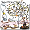 Swirly Halloween Doodads