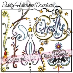 Swirly Halloween Doodads