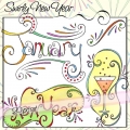Swirly New Year