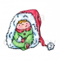 Baby In Santa Hat