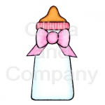 Bottle Pink Bow