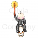 Skeleton Costumed Babe