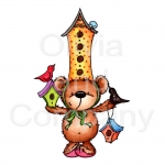 Autumn Birdhouse Bear