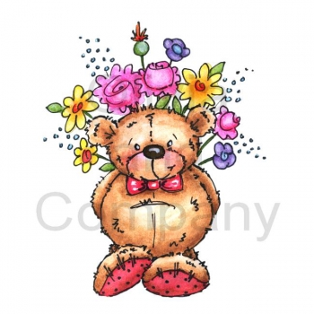 Bear With Bouquet