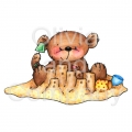 Sand Castle Bear