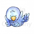 Bluebird In Flight