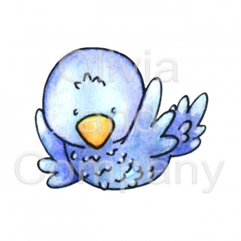 Bluebird In Flight