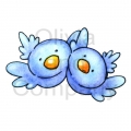 Blue Lovebirds