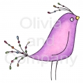 Retro Jeweled Bird