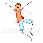 Jumping For Joy Stix Boy