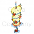 Whimsical Daisy Cake