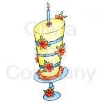 Whimsical Daisy Cake