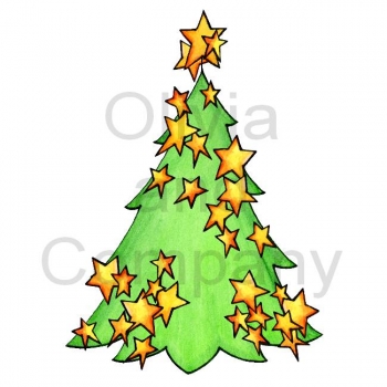 Christmas Tree With Stars