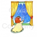 Christmas Window Scene