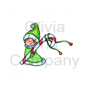 Girl With Candy Cane