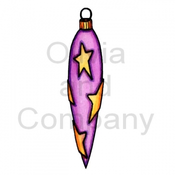Purple Ornament With Stars