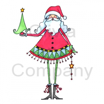 Santa and Tree