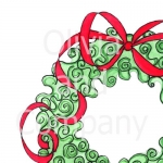 Swirly Green Wreath