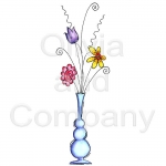 Fantasy Bouquet In Blue Vase