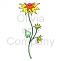 Fantasy Spiked Yellow Flower