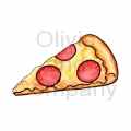 Pepperoni Pizza Slice