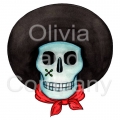 Skull In Black Hat