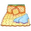 Orange Bed