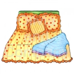 Orange Bed