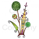 Fantasy Home With Dots