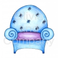 Blue Fantasy Chair