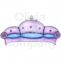 Purple Fantasy Sofa