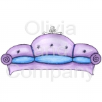 Purple Fantasy Sofa