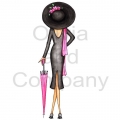 French Lady With Umbrella