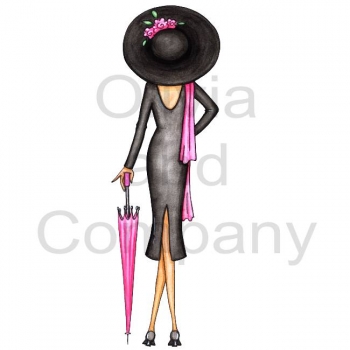 French Lady With Umbrella