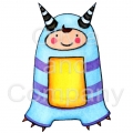 Striped Monster Costume