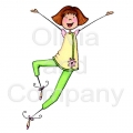 Jumping For Joy Stix Girl