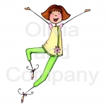 Jumping For Joy Stix Girl