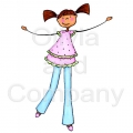 Stix Girl With Pigtails