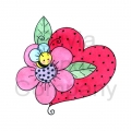Lover Bee On Heart