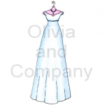 Bride Fitted Empire Waist Gown