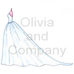 Bride Sleeveless Ball Gown Profile