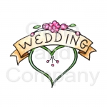 Wedding Heart Topper