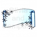 Snowy Scroll Banner