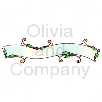Wavy Holly Banner