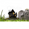 Haunted House Border