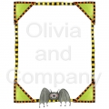 Bat With Checks Frame