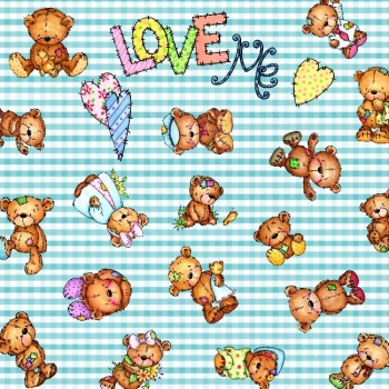 Raggedy Bears Love Me Paper